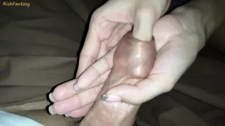 Jeg Bundet Hans Forhud Og Lod Ham Ikke Afslutte I Lang Tid.kæmpe Sæd