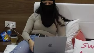 I caress myself in front of the camera