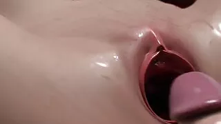 Ruria Raw intense sex delicious hot pussy fucked hard gaping pussy creampie inside dripping cum