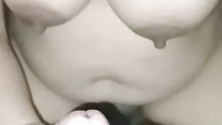 Indizona doing handjob and boobjob with her boyfriend