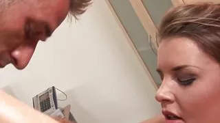 Sexy Nurse Elle Brook Helps Her Male Patient Feel Better With Sex