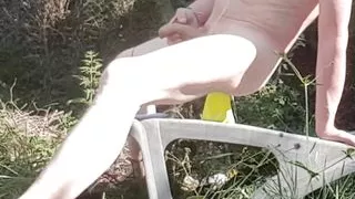 BDSM, Electro Sex, Garden, Naked, Outdoor Sex, Piercing