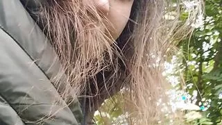 Pussy and ass, in jacket