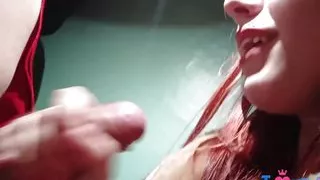 I suck my friend in the entrance and do it efficiently