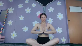 Yoga Workout Livestream Flashing Latina Nip Slip Beginner