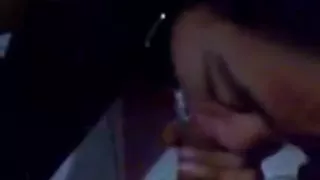 Indonesia- Lely Sucking White Cock And Taking Cum In Mouth