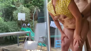 Next Door Friend Helped Me With Window Cleaning