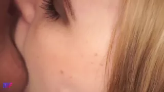 Gentle Blowjob With An Cumshot On The Tongue, Close-up