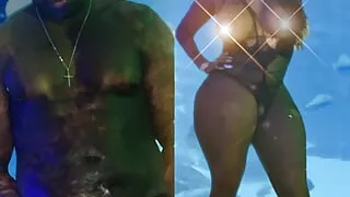 very hot bbc transsexual  tugs a huge load for her black thug.