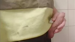 Jerking off after work