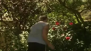 Busty brunette Eva Angelina Deepthroats And Fucks A Thick Dick Outdoors