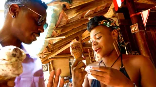 Busty African MILF Gets Picked Up By Nigerian Tall Fuckboy