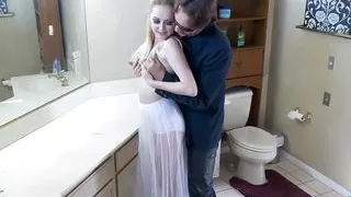 Erotique Entertainment- blonde 18yo teen Iris Rose & 9" porn legend Eric John fuck after XRCO awards -Eric John's sex adventures