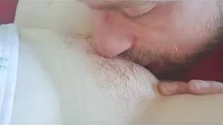 Husband loves eating pussy!