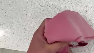 Cuckold cum in wife's panties