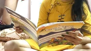 Tuition teacher fucks young girl's pussy with her big cock