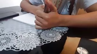 My stepsister gets to do homework but she just wants to fuck