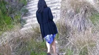 Swingers film each other outdoor