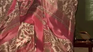 Satin saree of my bhabhi