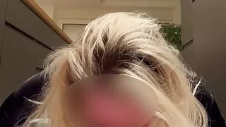 french Perverse crushes her husband's cock with her thigh high boots then she rewards him