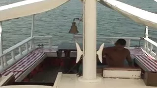 Jessica Baya is taking a ride on her boyfriend's yacht Gets Anally Pounded On A Boat