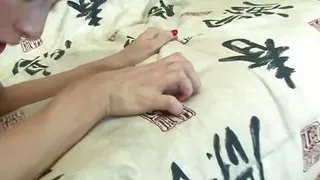 High Heeled Chick Adele Gives A Footjob After Getting Fucked