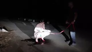 Golden Shower, Oil, Pissing, Submissive, Thin, Toilet