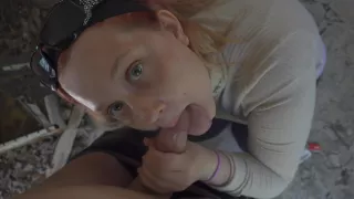 Incredible Blowjob In Abandoned Trailer In A State Park, Hard Nut
