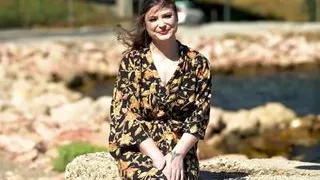 Brunette Aurora having a hardcore threesome