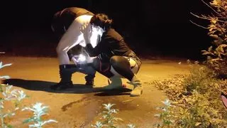 Rimming my boy in public