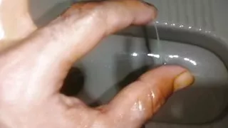 Squirt boy in bathroom Cumshot my big cock