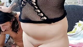 BDSM impact play: crop on ass during live show part 1 of 3