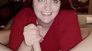 Girlfriend Enjoys Giving Handjob