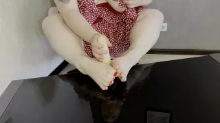 Oiled Handjob And Footjob