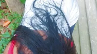 Srilankan Petite Village Girl Outdoor Sex hot Couple part 1