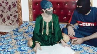 Beautiful Pakistani girl has sex with her teacher to pass the exam