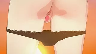 Ace Attorney Maya Fey rides a dildo - 3D Hentai