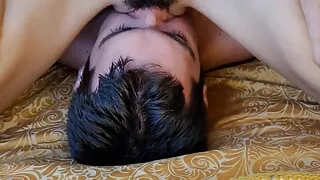 Pee swallowing after a hard day