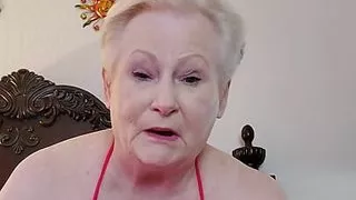 Such A Horny Granny Fucks Herself With Her Favorite Dildo