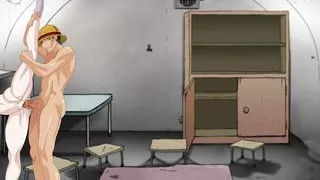 60 seconds: One piece -Nami and Luffy ! Porn hentai 2d