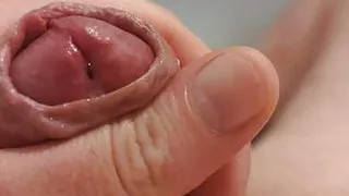 Fat Sissy edging her little cock no cum allowed