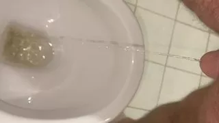 Chubby Fat Arab Guy Pissing With Small Hairy Cock