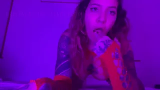 Slutty Blond Fucks Her Both Holes