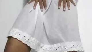 Sri lankan cute girl sexy stripdance with sexy underskirt