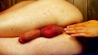 GENTLE FISTING:  Slowly working his ass until hands free CUM!