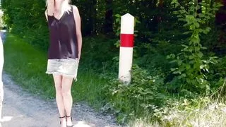 Lucile, pretty blonde, loves her man's cock