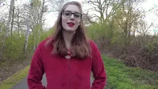 Public Facesitting with NS Refreshment while smoking