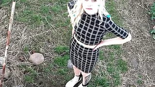 German car breakdown Girl - Talk to POV Fuck by Stranger in high seat