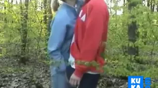 Blowjob In The Woods