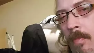 Jerking off a bit and playing with my cock until I cum